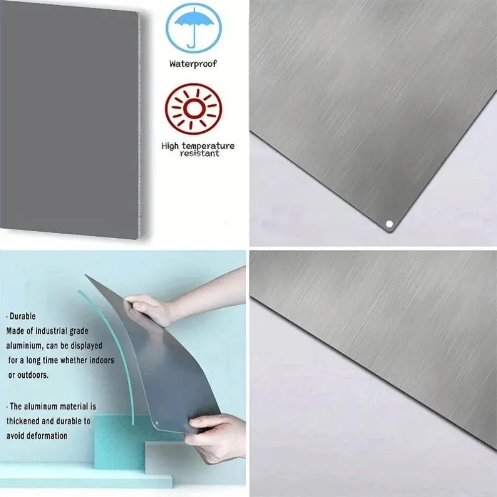 1 plaque murale en métal 2D pl - Outdoor Furniture Metal avis et prix