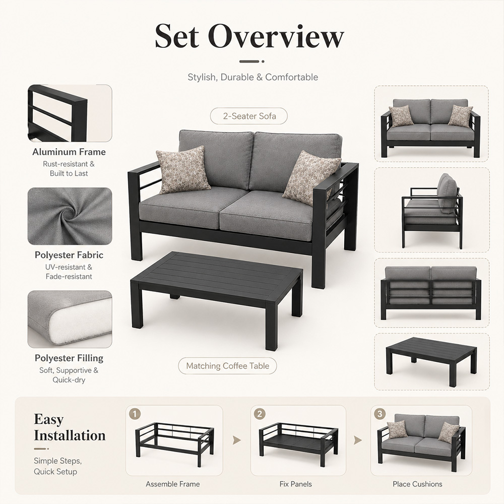 Ensemble de meubles de jardin  - Outdoor Furniture Luxury avis et prix