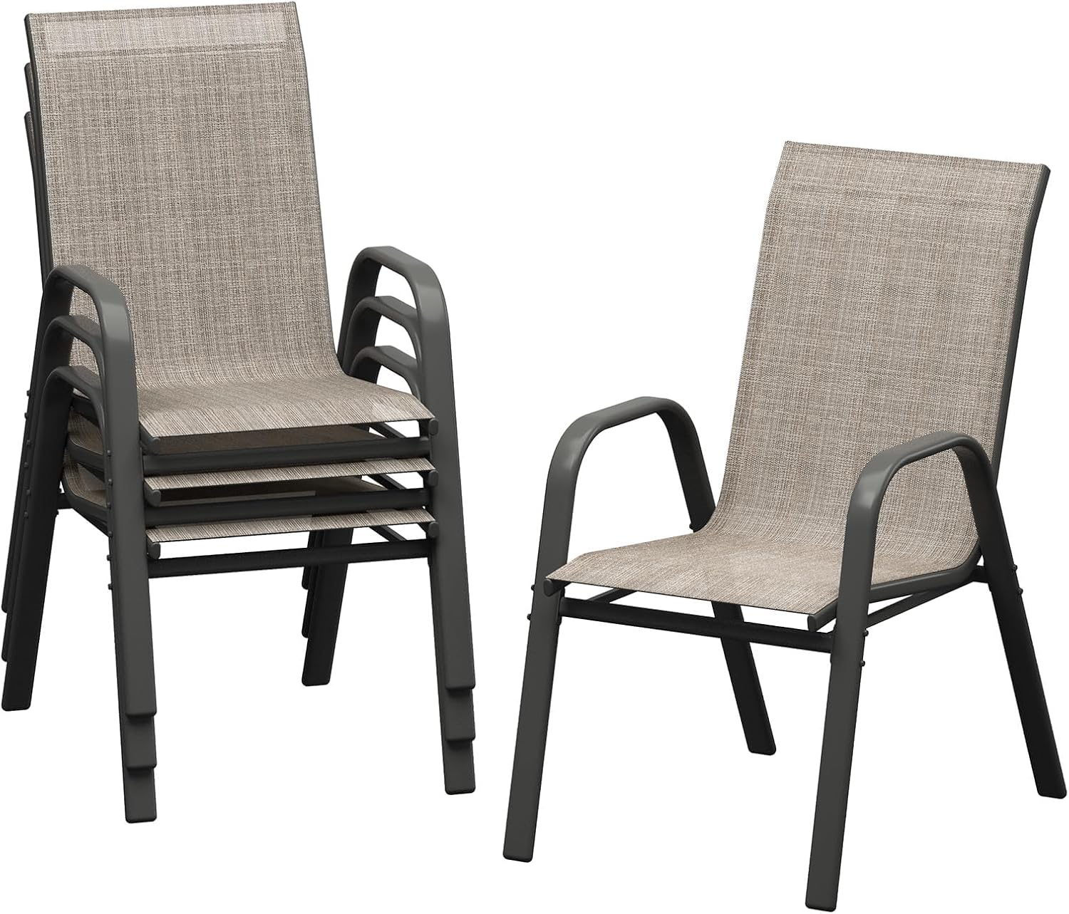 Ensemble de 4 chaises de salle - Outdoor Furniture Metal Chairs avis et prix