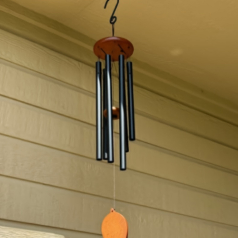 Carillon à vent rétro noir de  - Outdoor Furniture Diy avis et prix